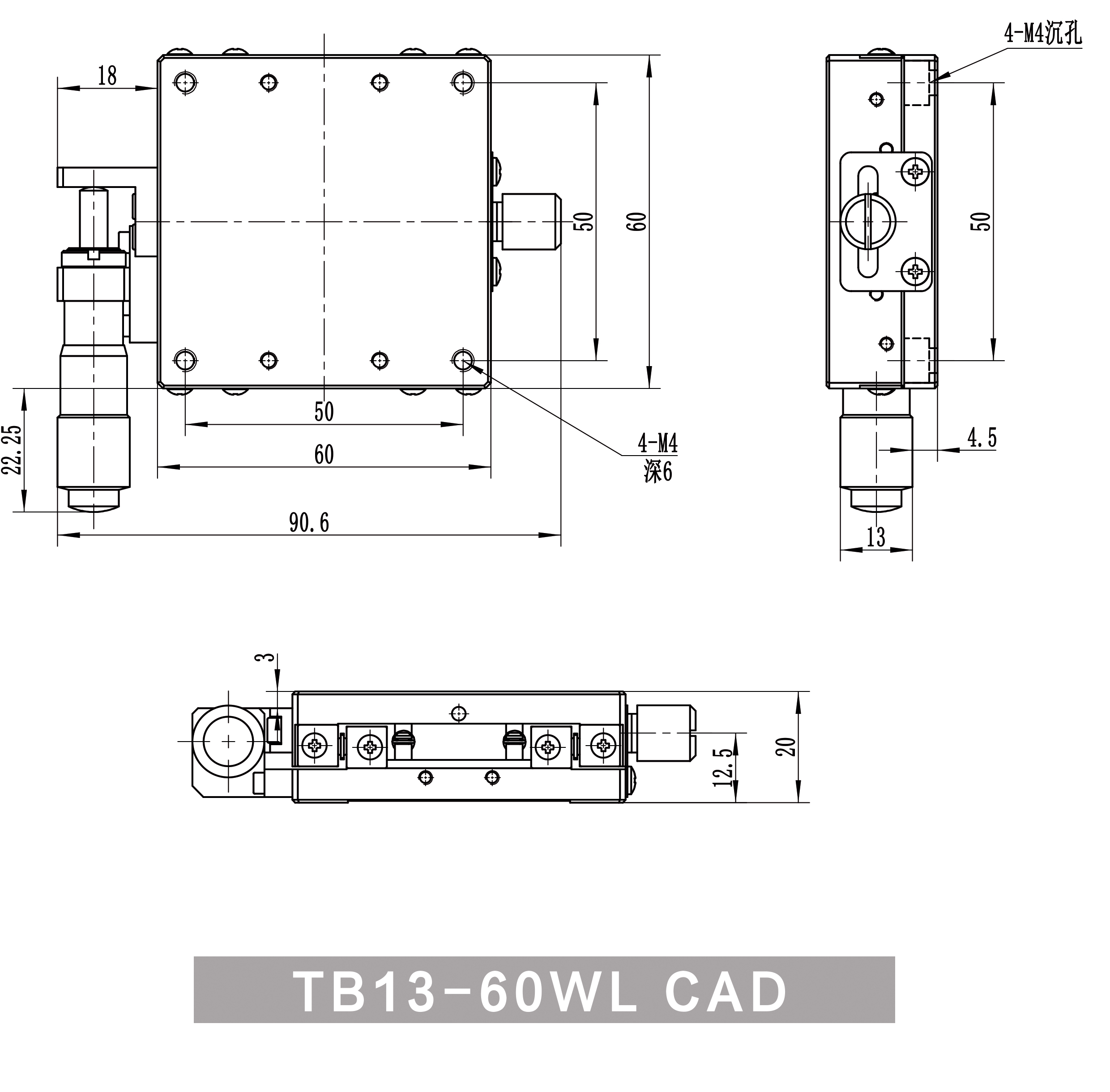 TB13-60WL-CAD