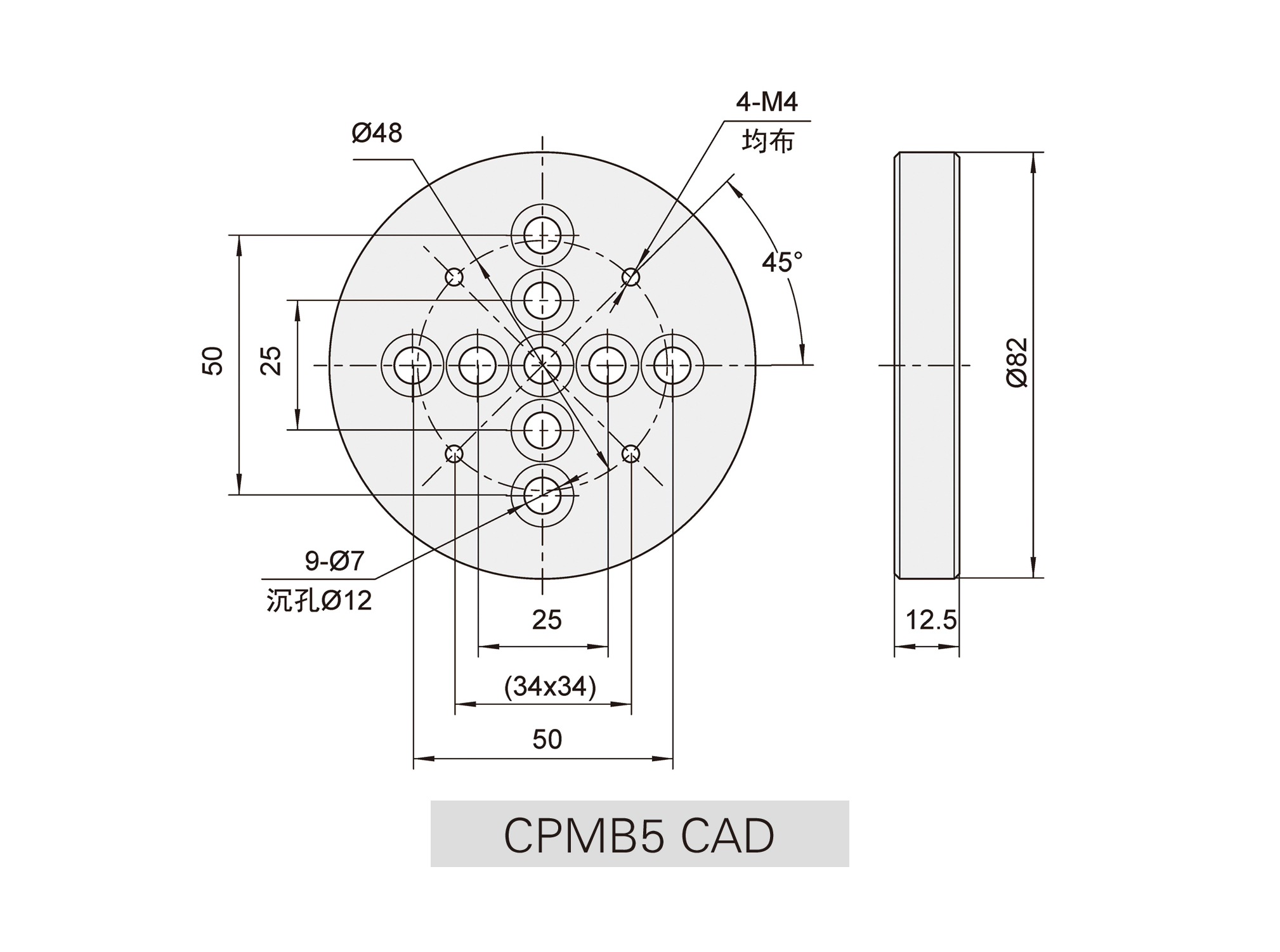 CPMB5底板cad