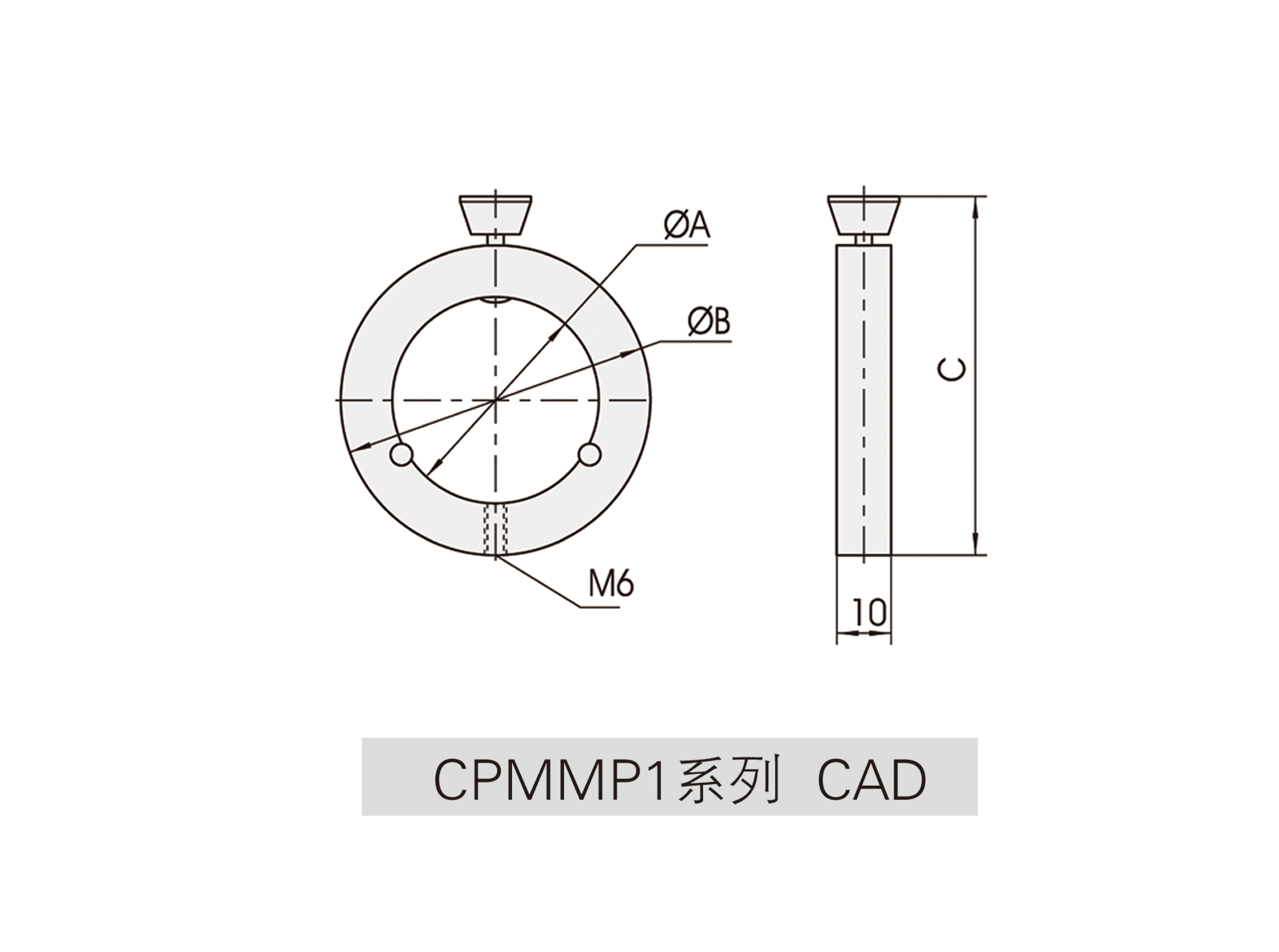 CPMMP1系列偏光镜架cad