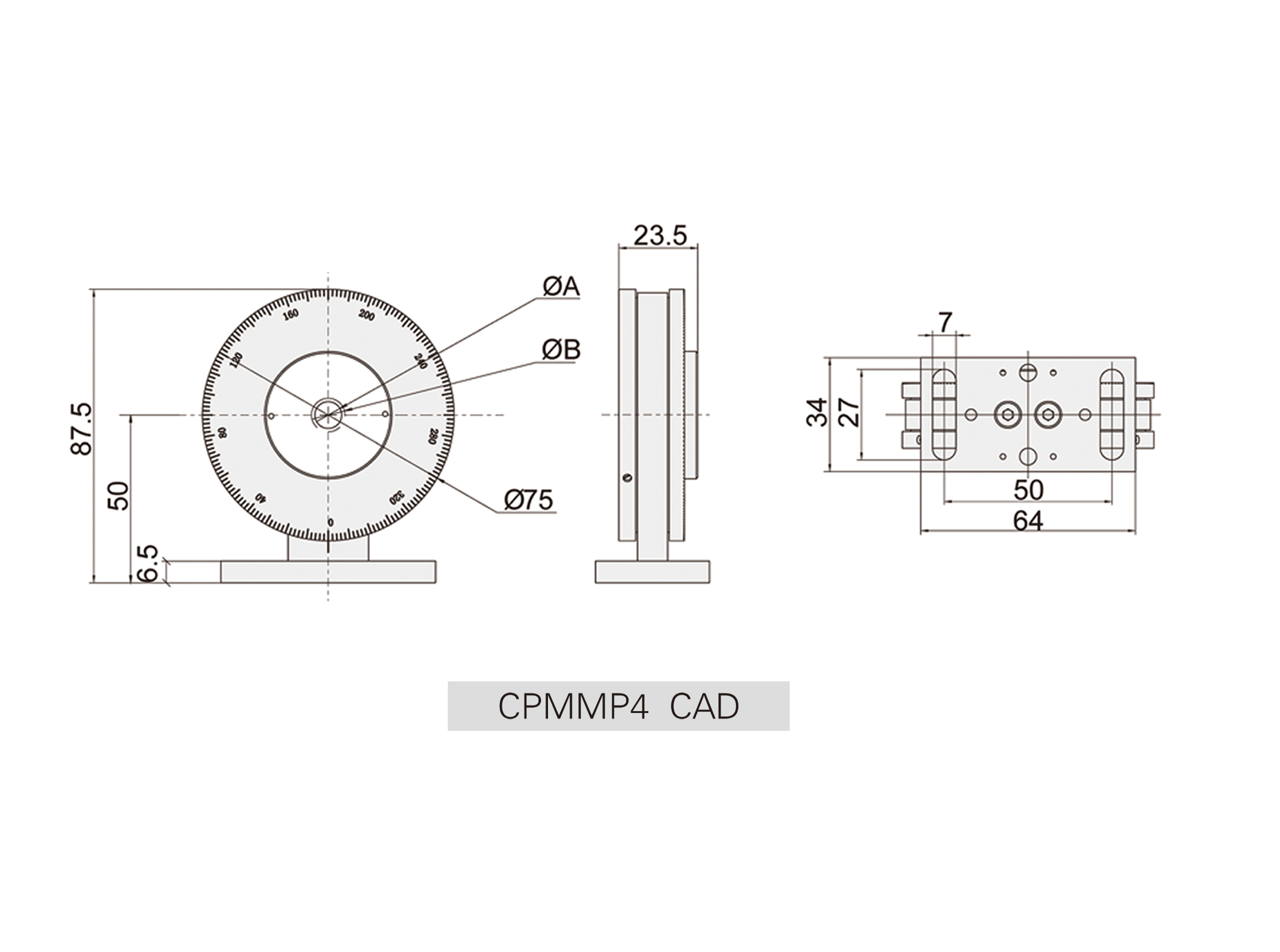 CPMMP4偏光镜架cad