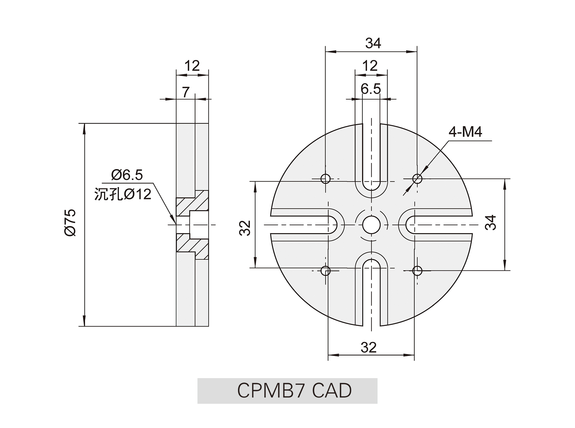CPMB7底板cad