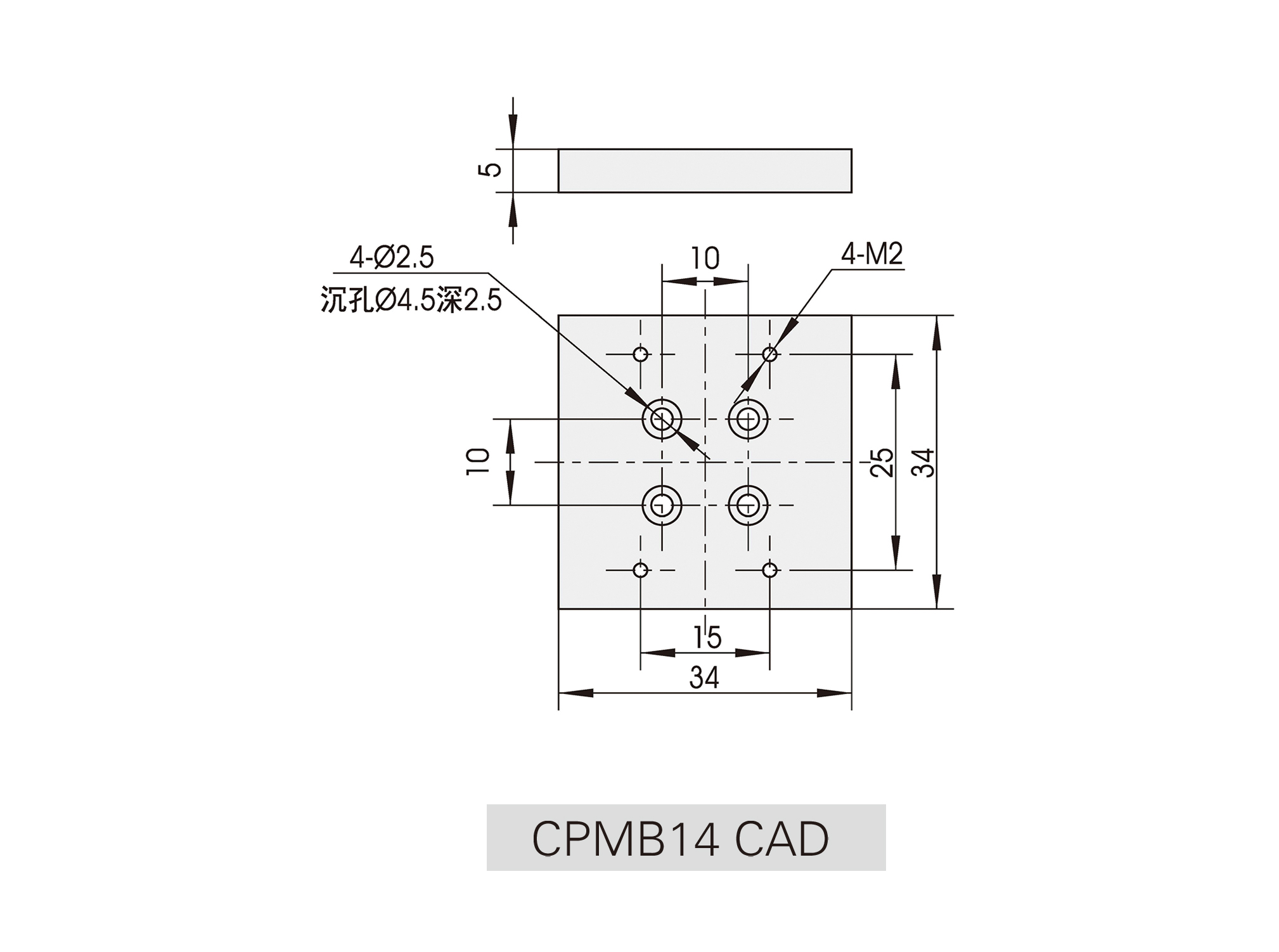 CPMB14底板cad