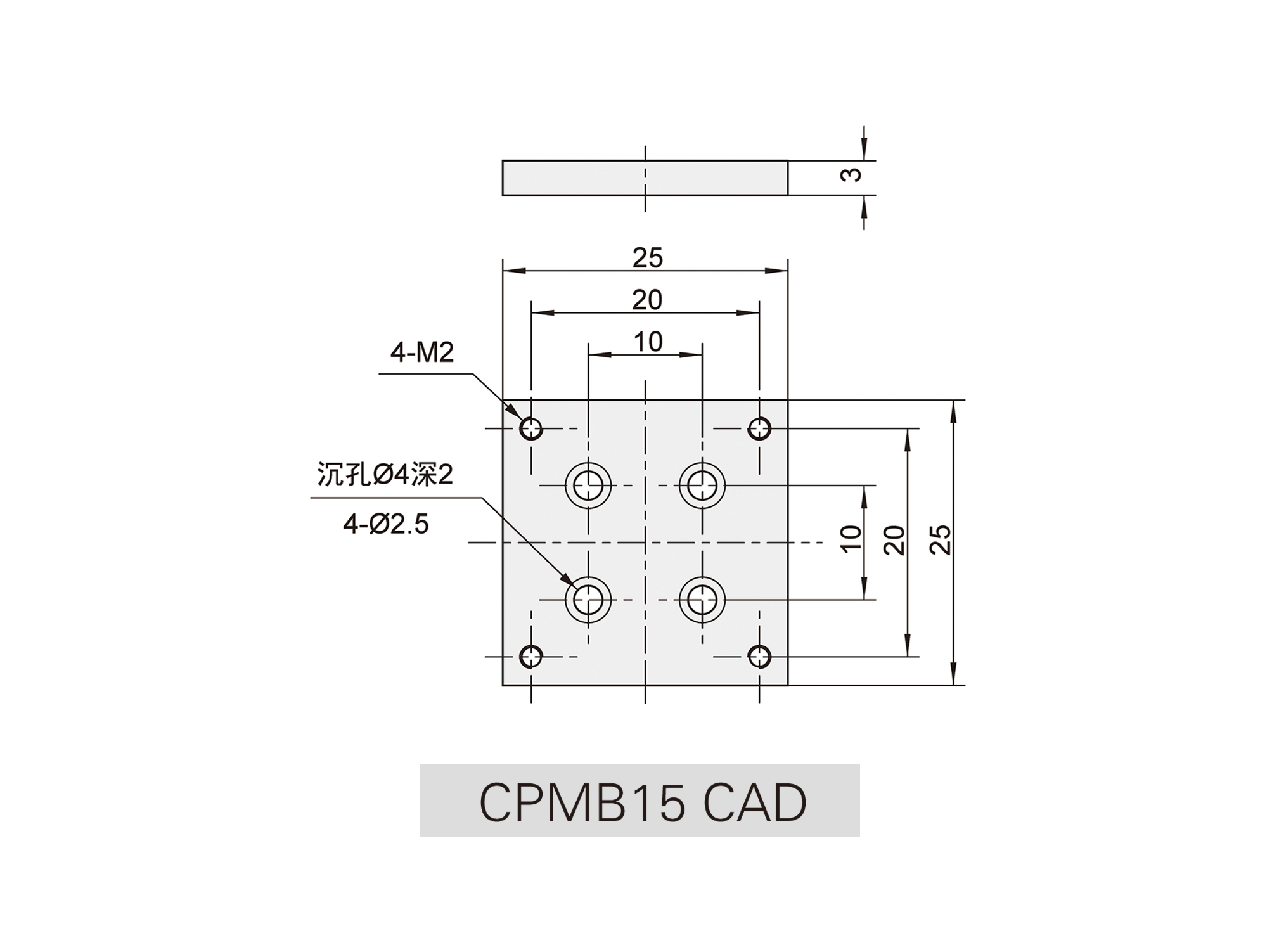 CPMB15底板cad