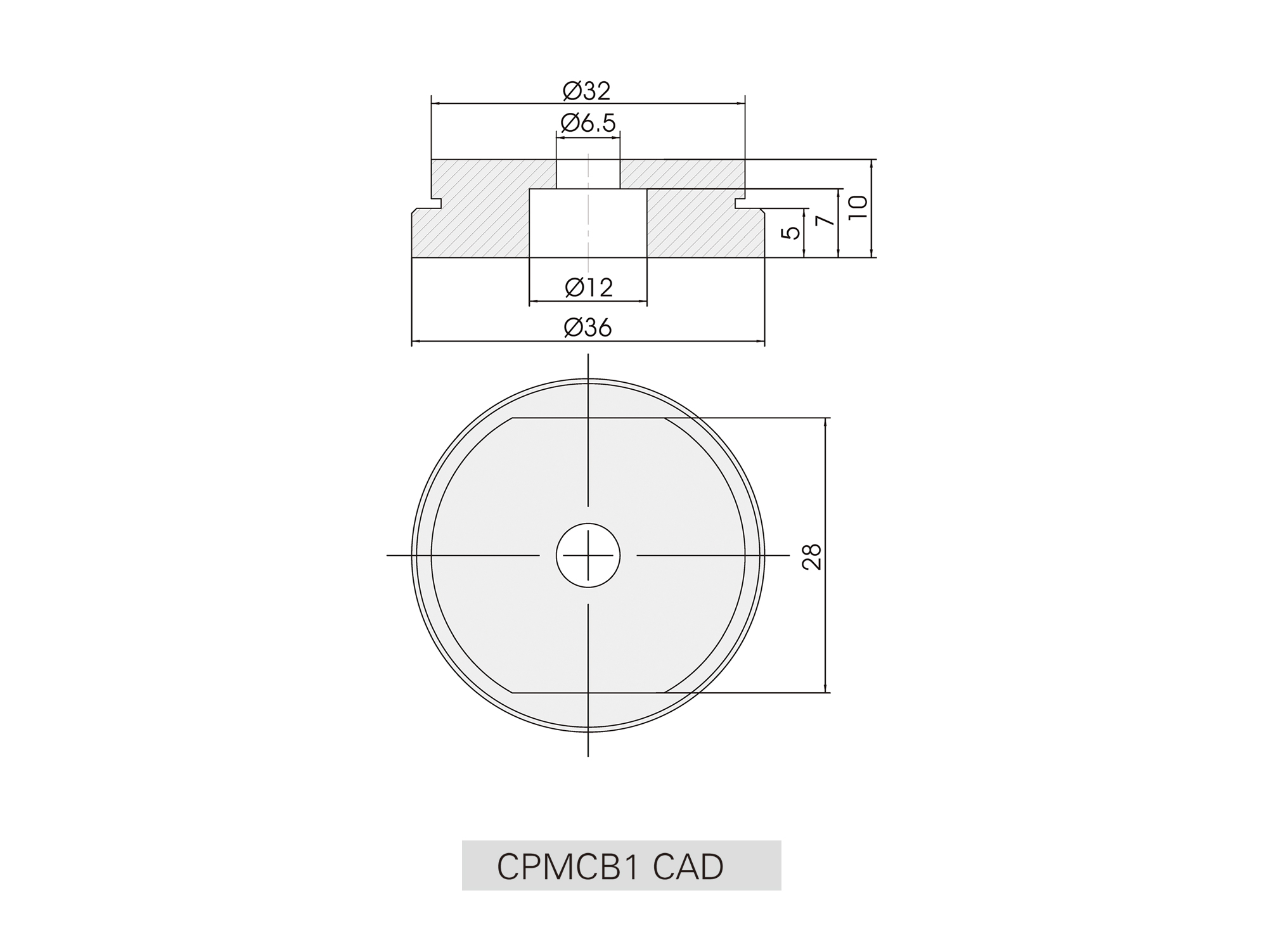 CPMCB1叉式压板座cad